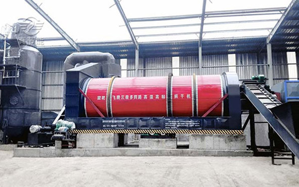 糟渣烘干機(jī)運行現(xiàn)場